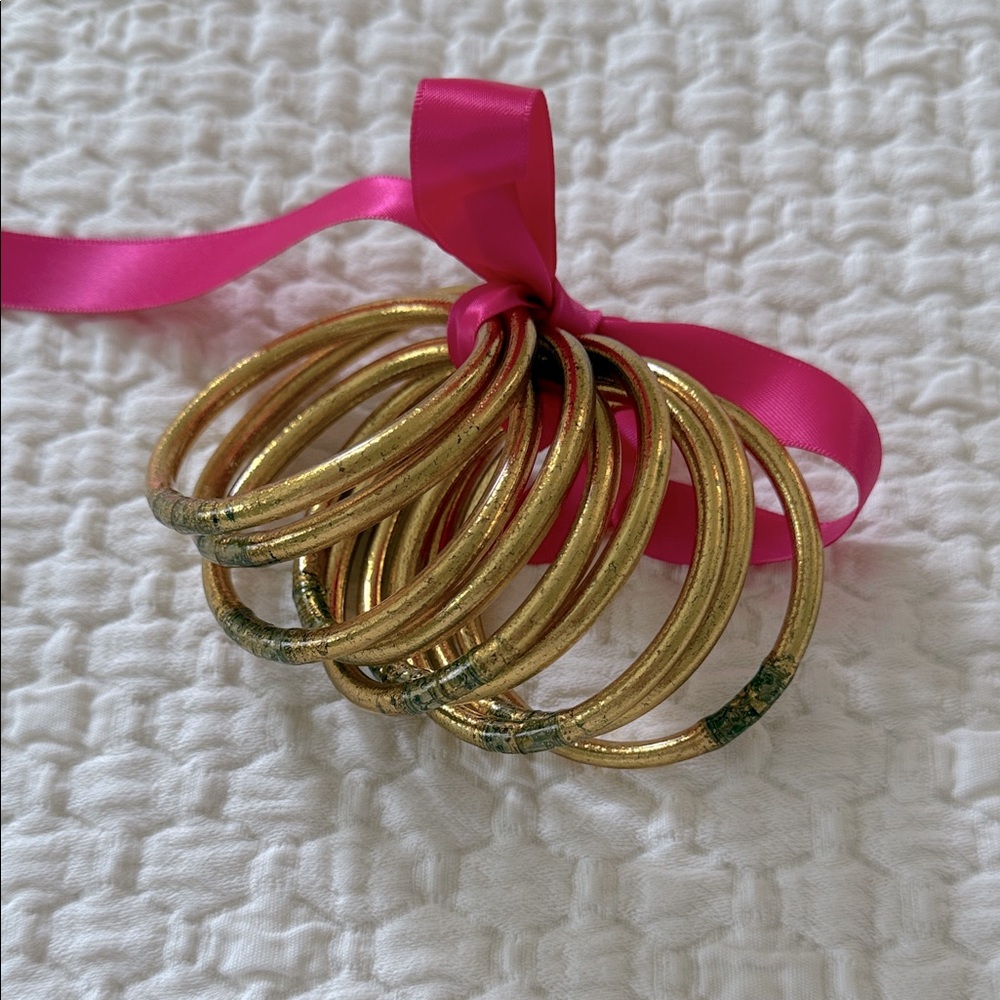BuDhaGirl Gold Bangle Set